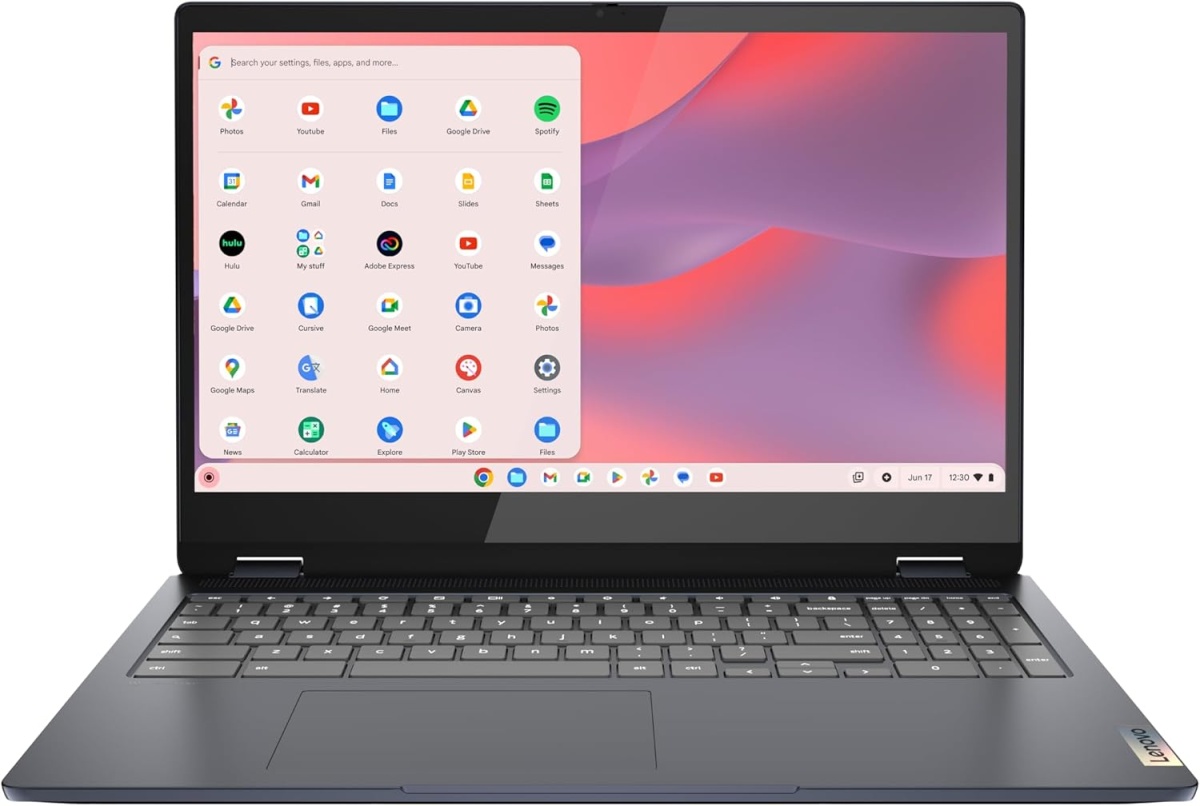 Lenovo IdeaPad Flex 3i Chromebook Laptop, IntelÂ® UHD Graphics, 15.6â€ FHD Display, Intel Pentium N6000, 8GB RAM, 128GB SSD, 1920x1080 px, Touchscreen, Chrome OS, Abyss Blue